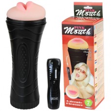 Pink Mouth Vibration Oral Fleshlight | Alat Mainan Seks Lelaki